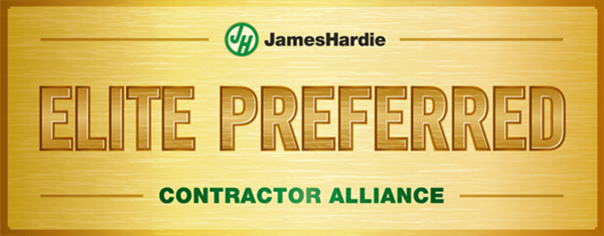 James Hardie Elite Prefered Contractor