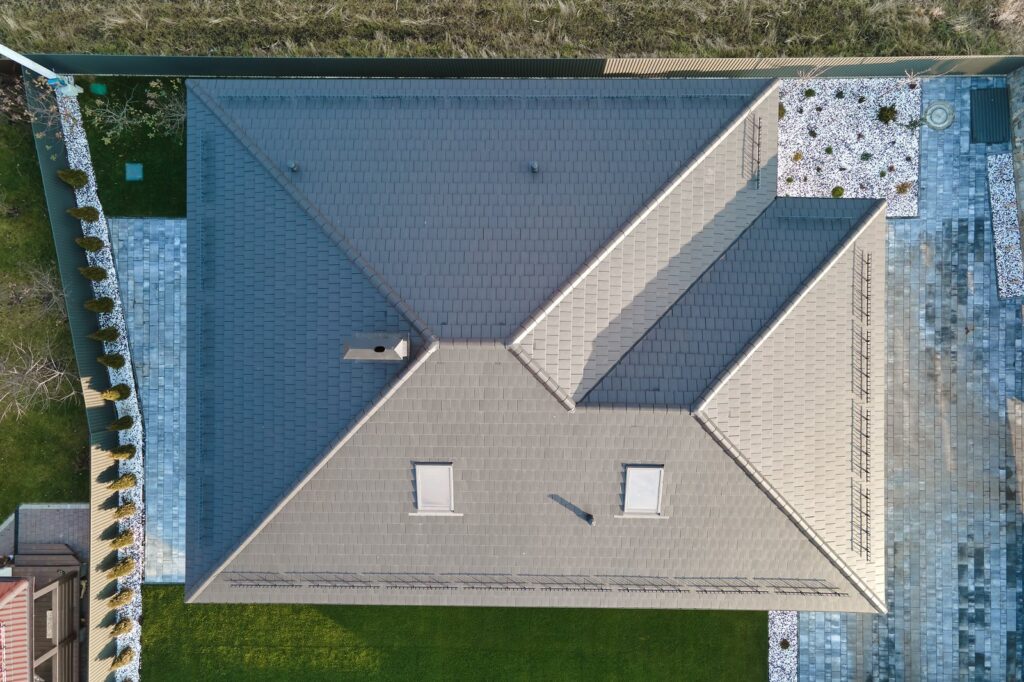 Aerial View Of Ceramic Roofing House Top Resized